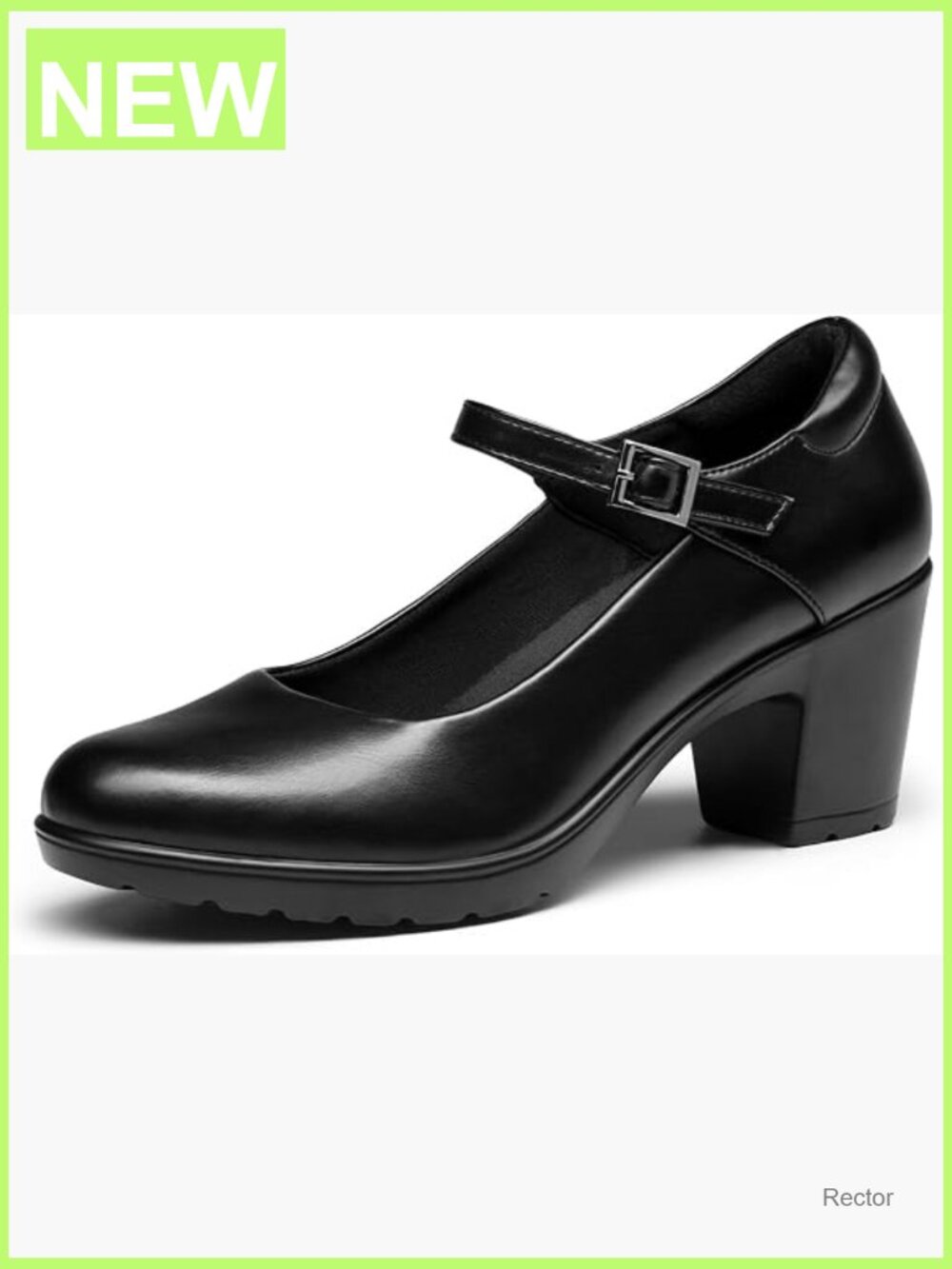 Mary Jane Chunky Heels with Arch Support - 2.8" Block Heel Pumps